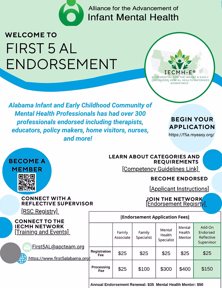 Welcome to First 5 Alabama Endorsement